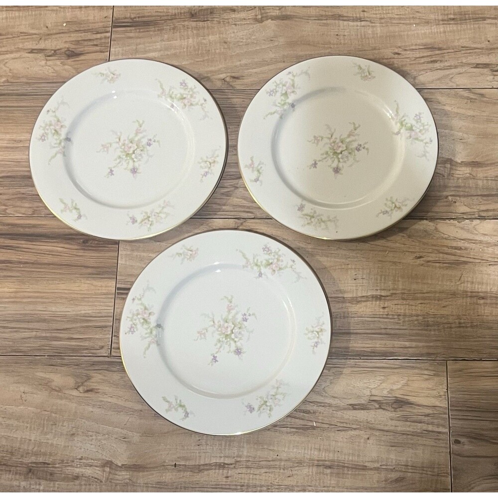 3 Nobility Spring Fantasy Bread & Butter Plate 10 3/4”